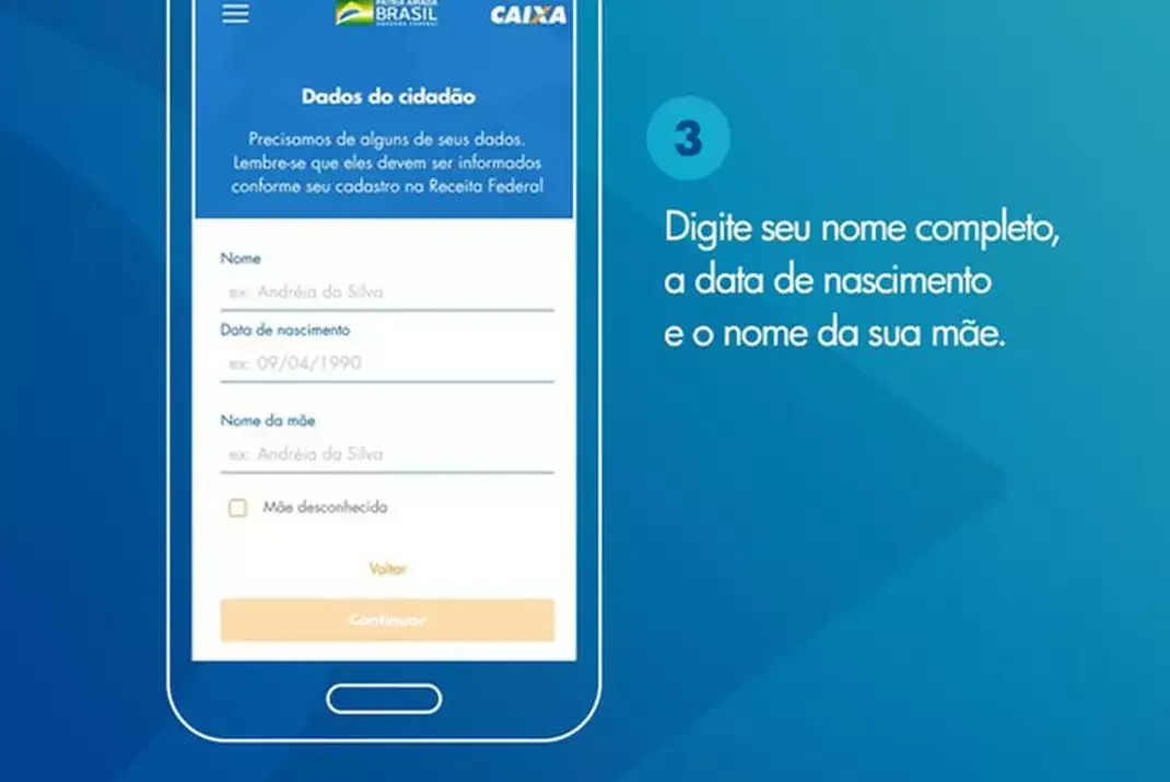 Aplicativo do auxilio emergencial