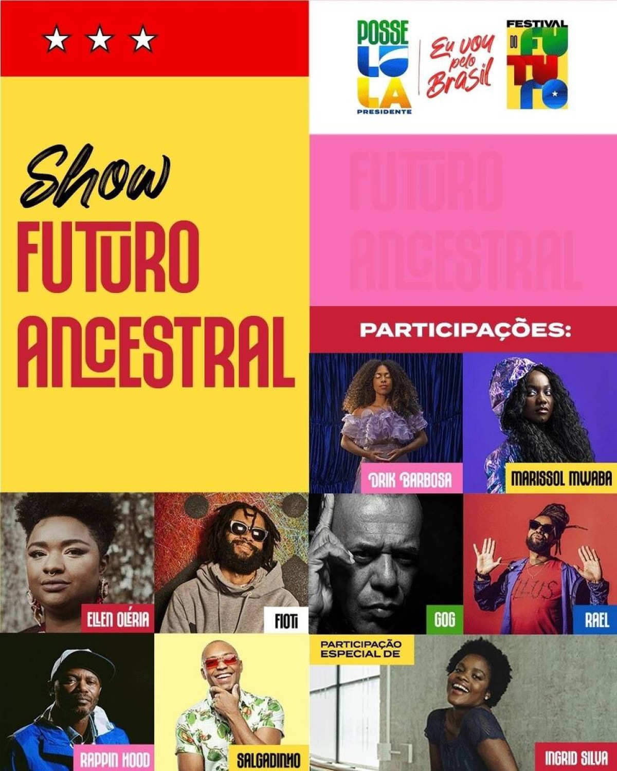 Festival do Futuro saiba quais serão e os horários dos shows da posse