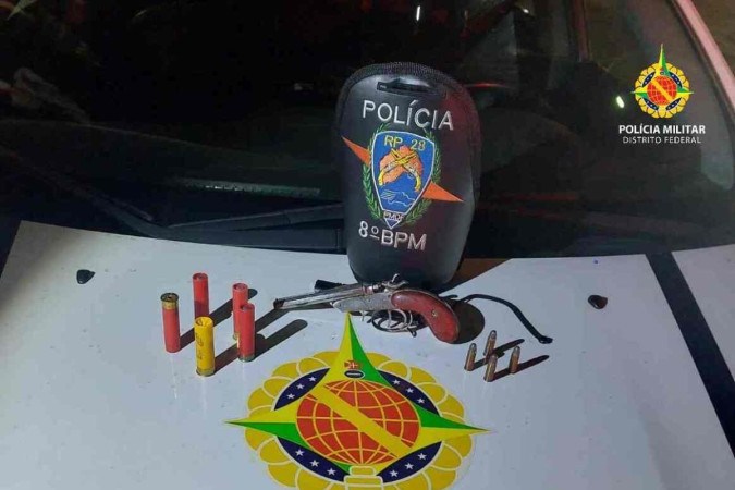 PMDF prende homem por porte de arma e disparo em via pública do DF