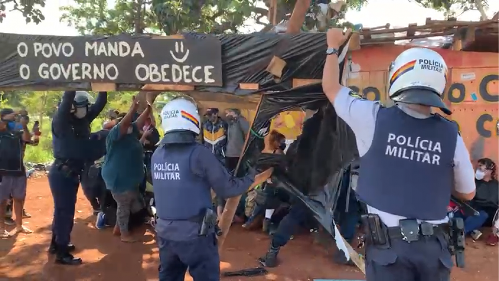 Psol denuncia Ibaneis à PGR por abuso de autoridade em derrubadas na L4 Norte