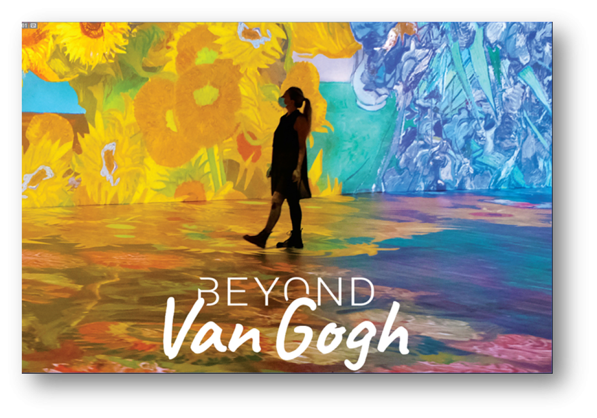 'Beyond Van Gogh' recebe artistas brasilienses no palco aberto