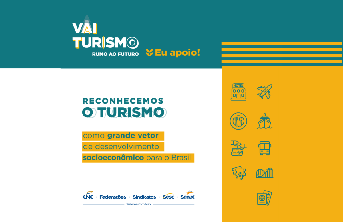 Movimento Vai Turismo lança campanha em mídias sociais para valorização do setor
