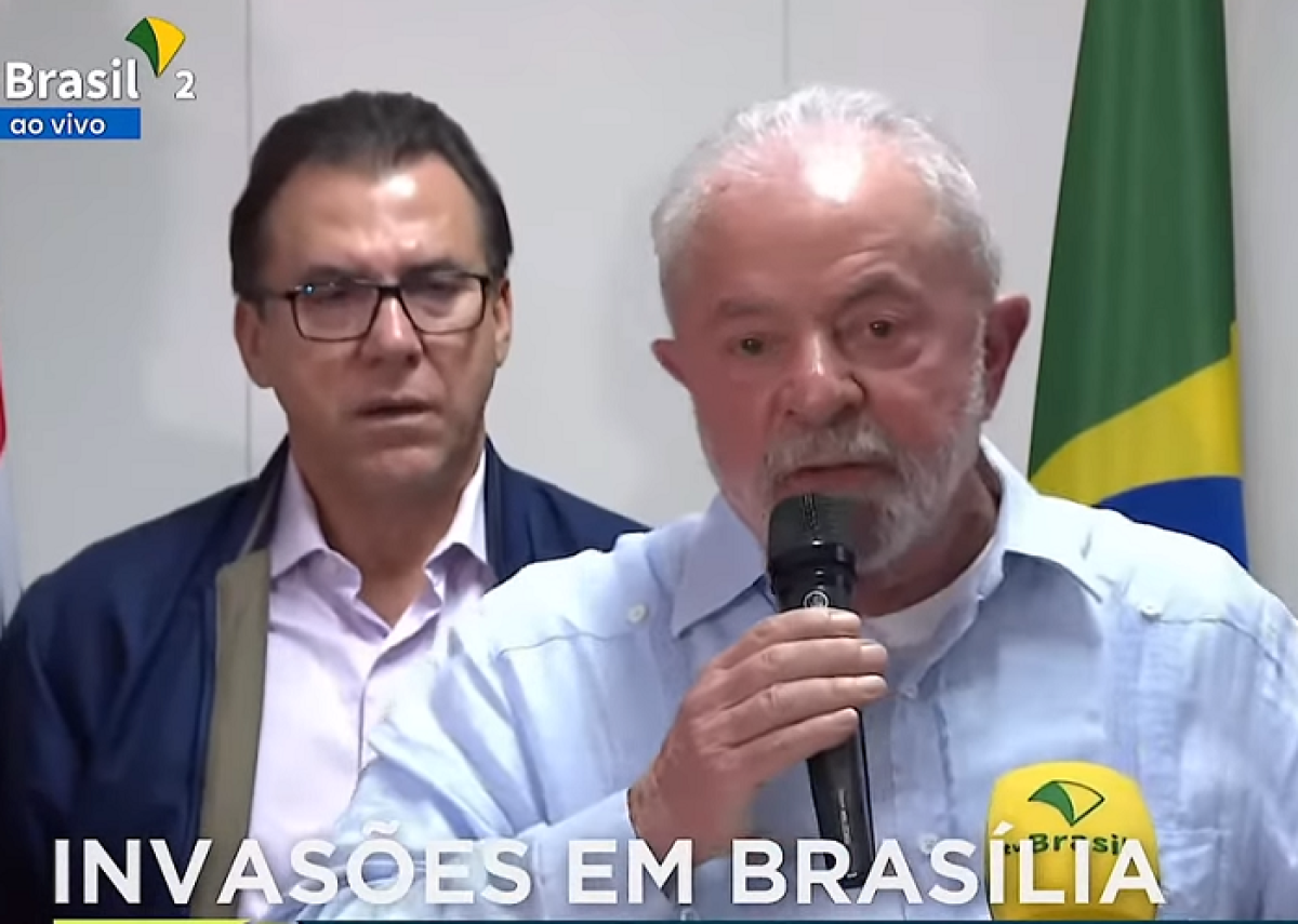 Lula aponta incompetência da segurança do DF e diz que criminosos serão punidos