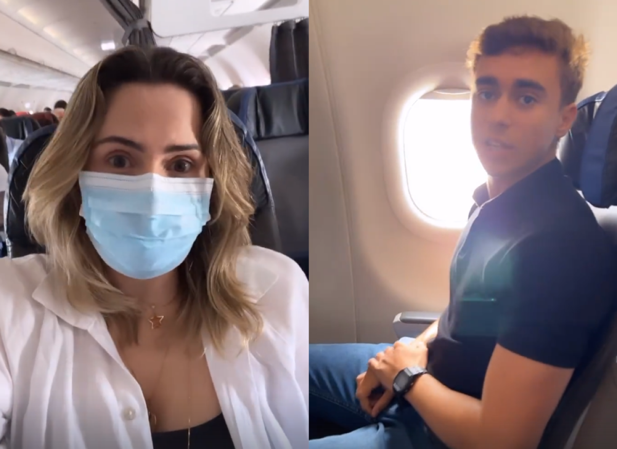 Ana Paula Renault discute com Nikolas Ferreira em avião: 