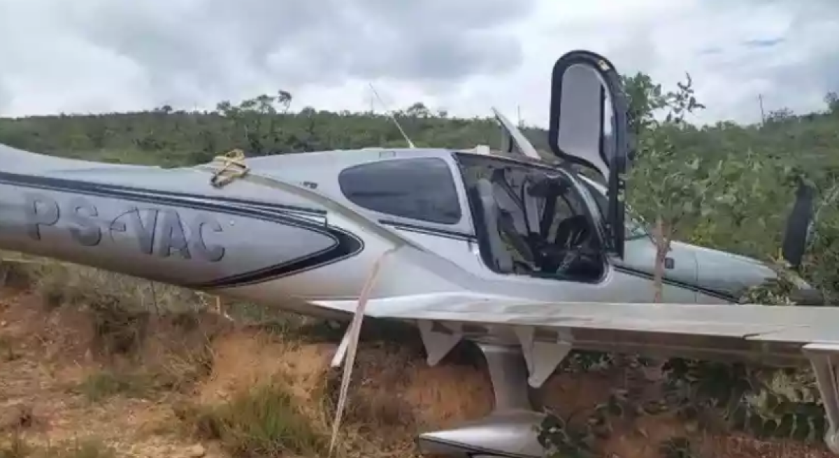 Bebê e criança sobrevivem a queda de avião em Minas