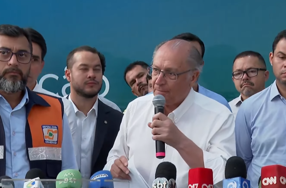 Em Manaus, Alckmin anuncia medidas do governo federal contra seca