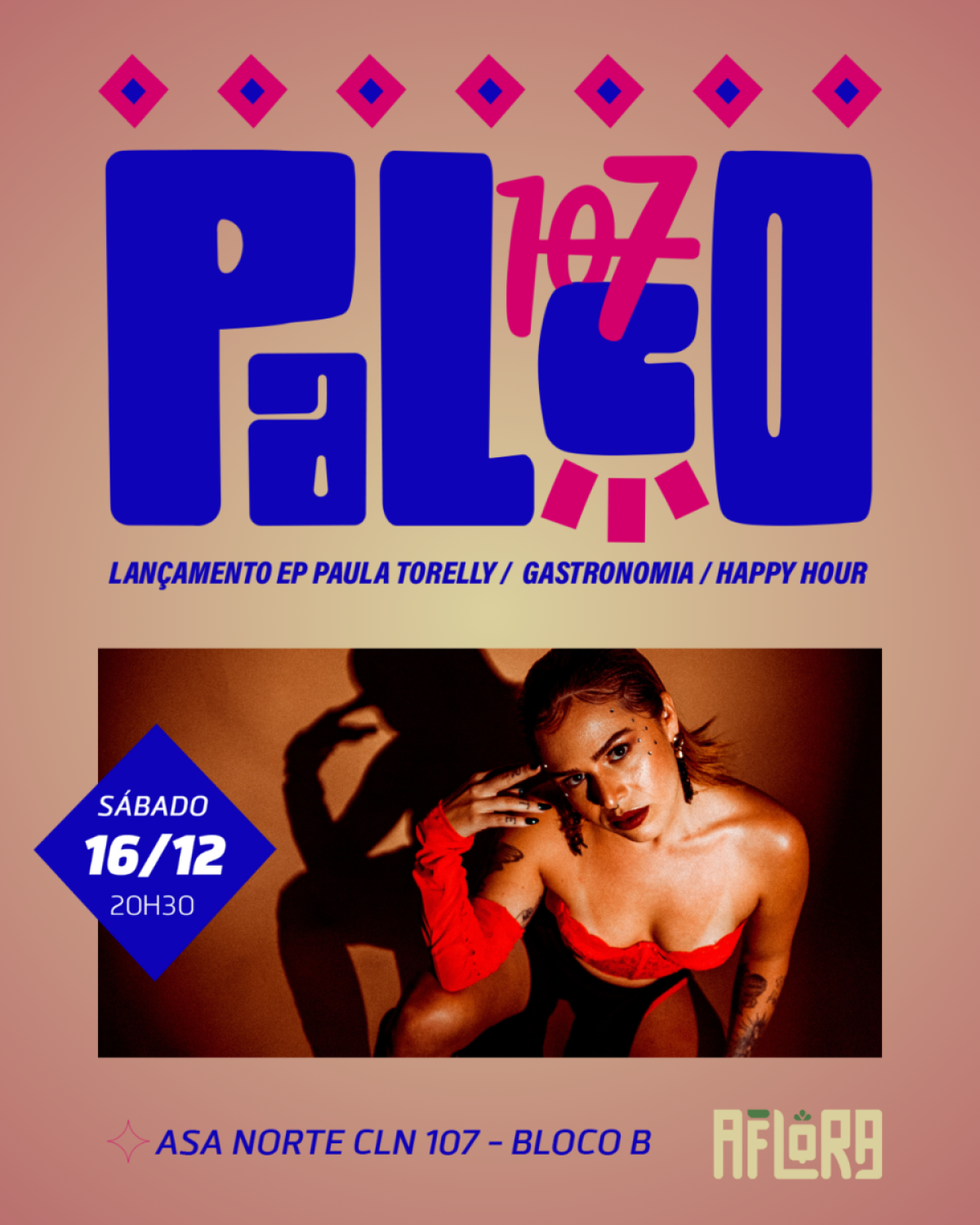 Quarta edição do Palco107 tem lançamento de EP de Paula Torelly