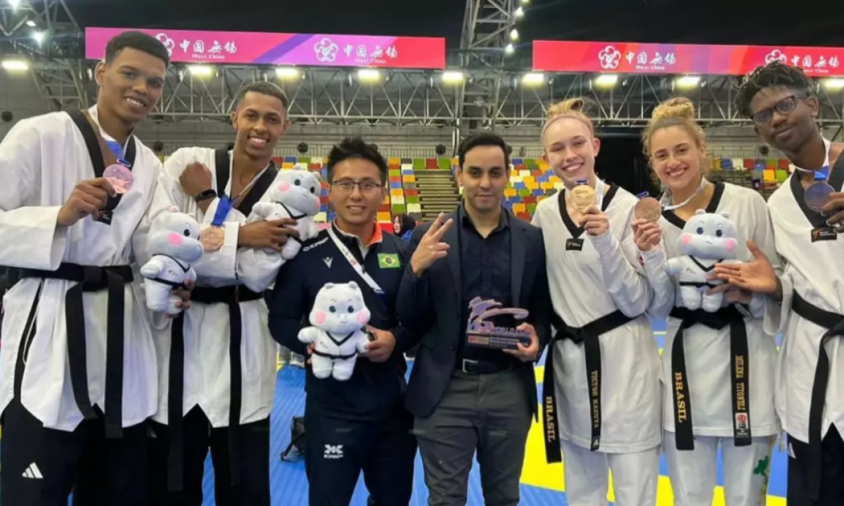 Equipe mista de taekwondo do Brasil garante vaga na Olimpíada de Paris-2024