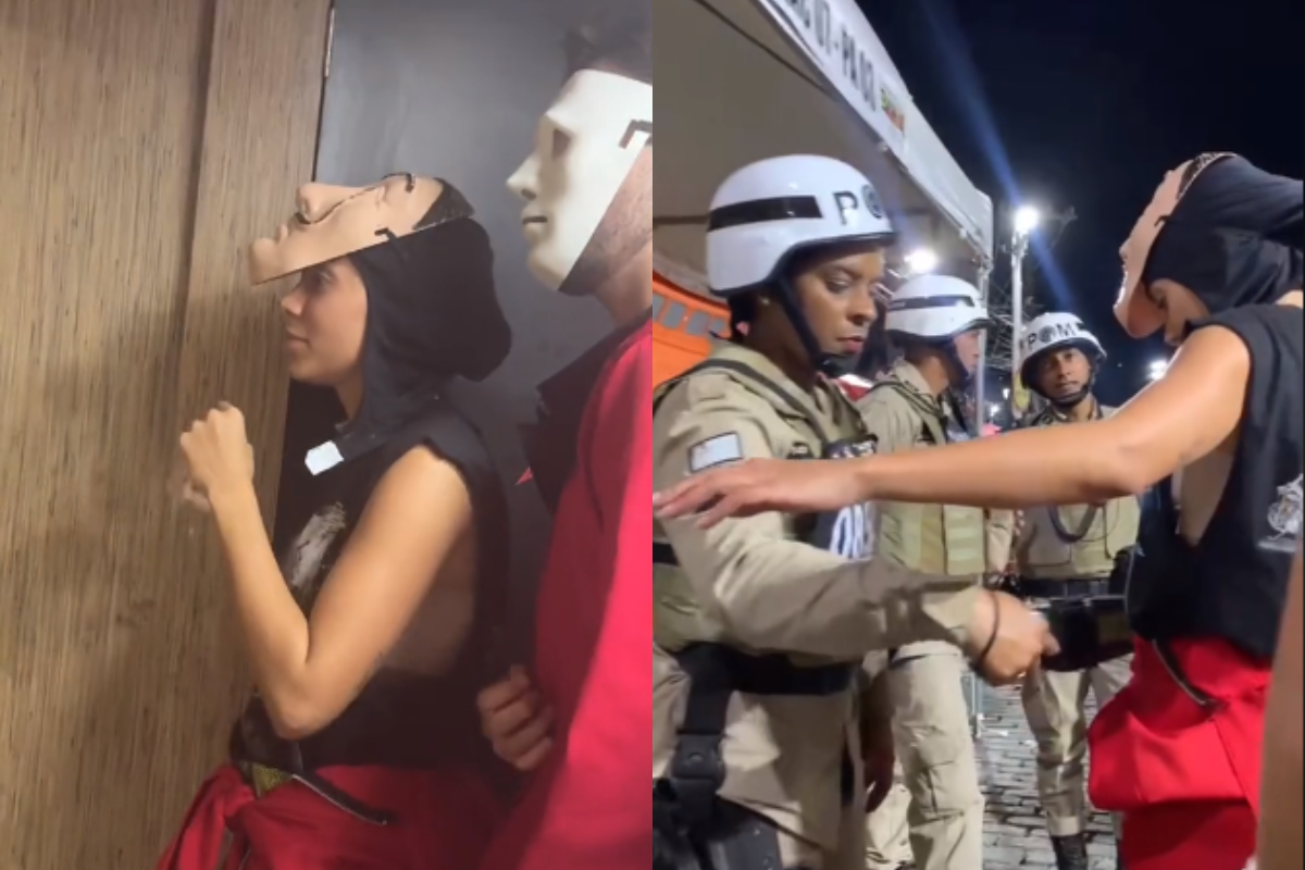 Anitta se disfarça de 'La casa de Papel' para curtir carnaval entre foliões em Salvador