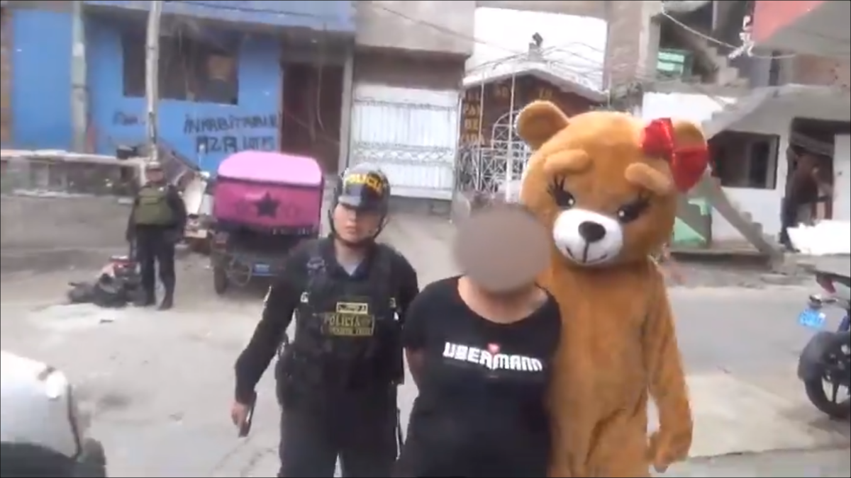 Valentine's Day: policial se fantasia de ursinho para prender traficantes