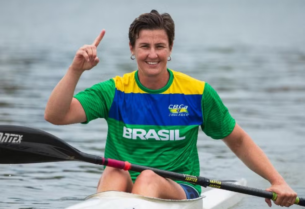 Ana Paula Vergutz garante vaga na canoagem brasileira para Paris-2024