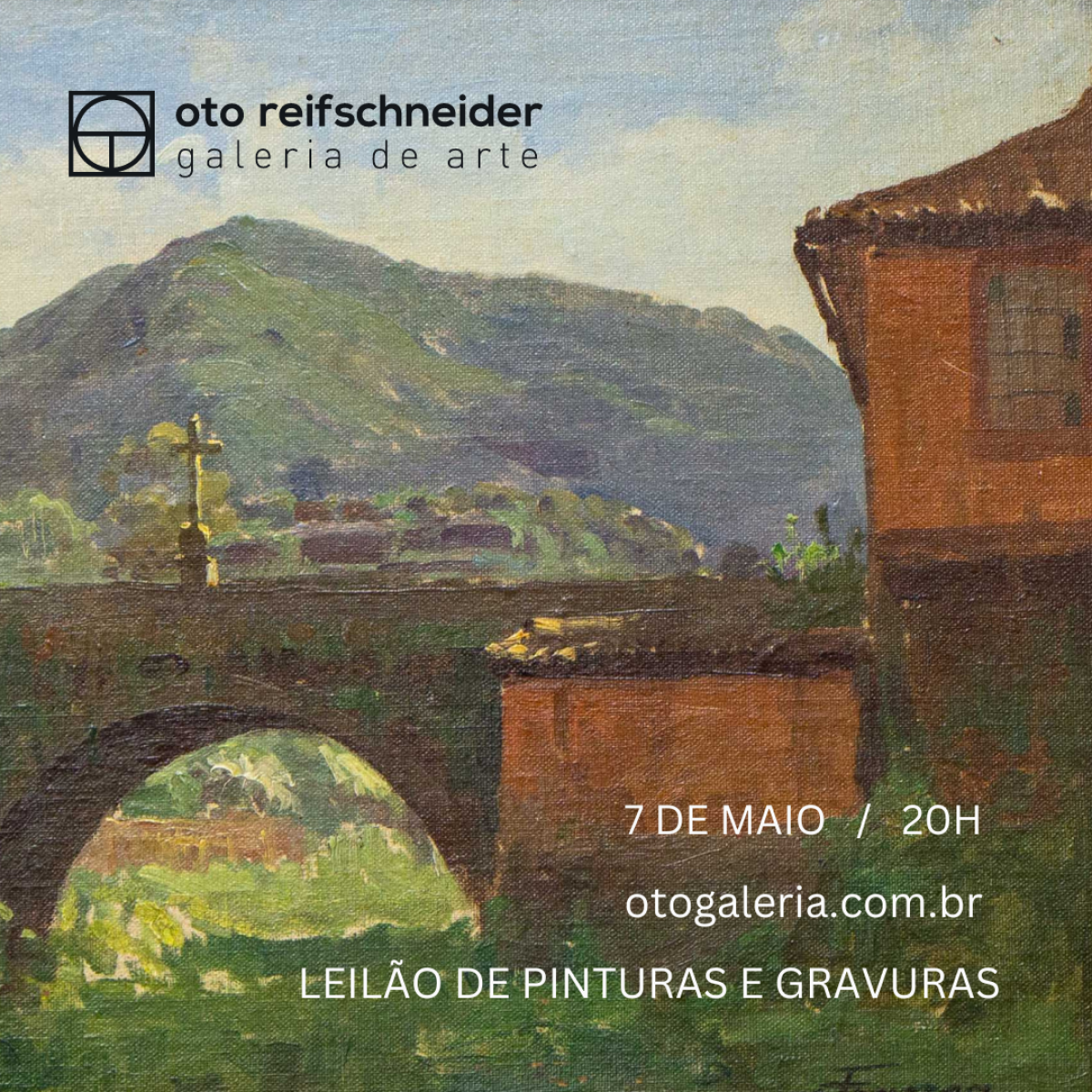 Galeria Oto Reifschneider organiza leilão de arte on-line