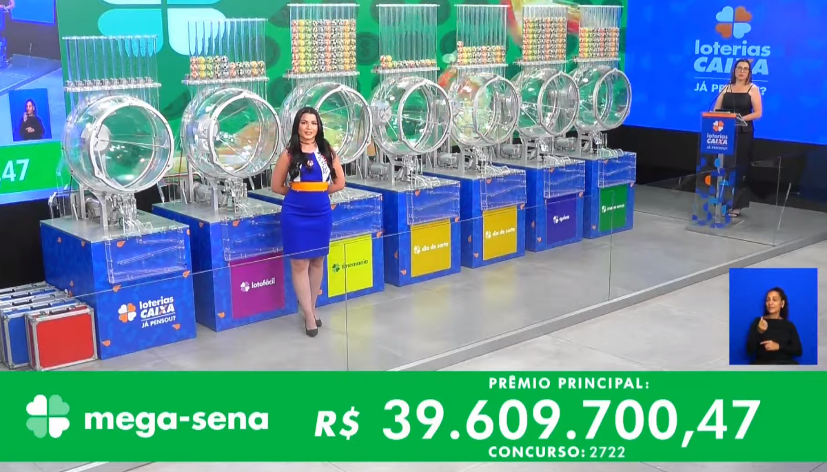 Mega-Sena: veja o resultado desta quinta; prêmio é de R$ 39.609.700,39 milhões