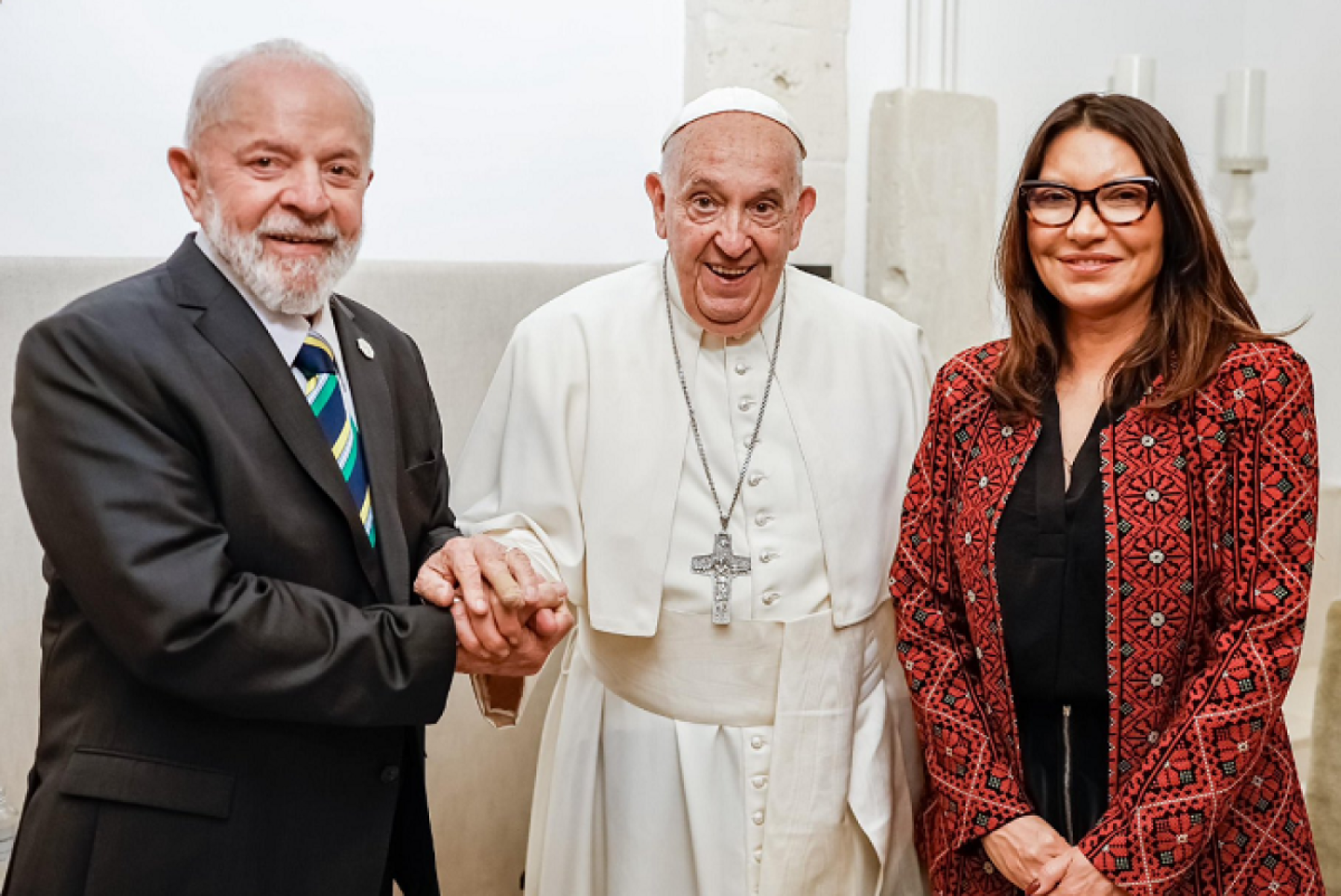 Lula se encontra com o Papa e fala sobre 