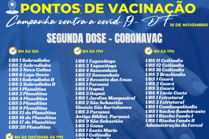 Segunda dose da Coronavac e da Astrazeneca