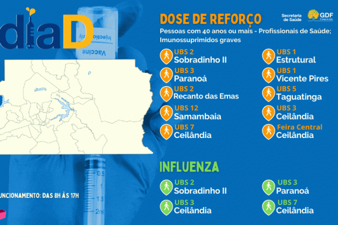 Dia D: confira onde se vacinar nesta sábado