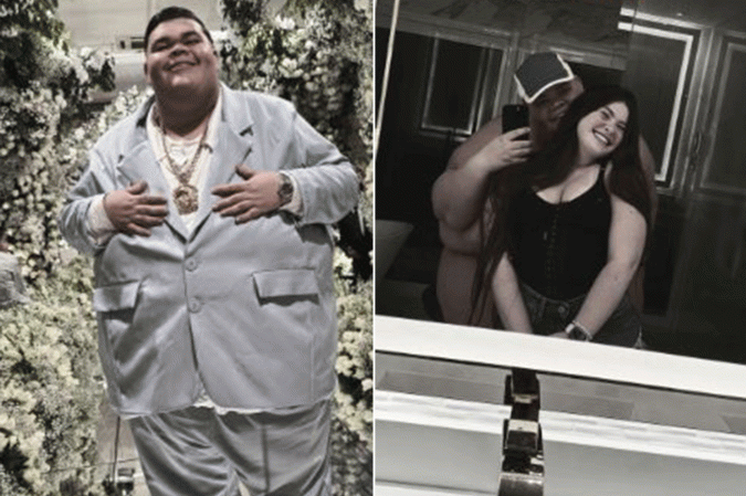 Gordão da XJ com influenciadora Nicolle Caroline -  (crédito: Foto: Instagram)