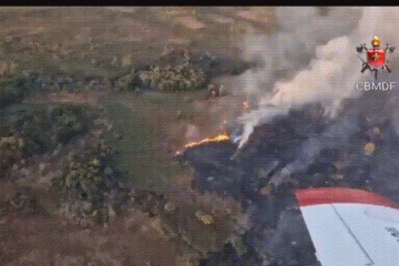 queimada cbmdf  -  (crédito: GIF )