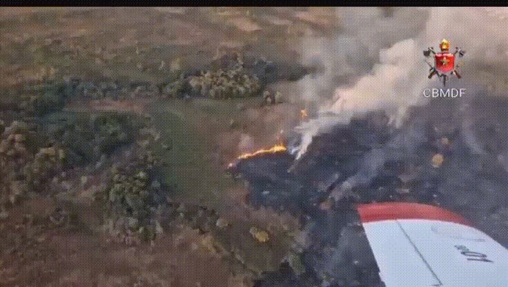 queimada cbmdf  -  (crédito: GIF )