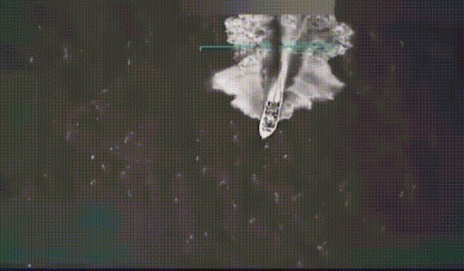 Ataque navio caribe - GIF -  (crédito: Reprodução)