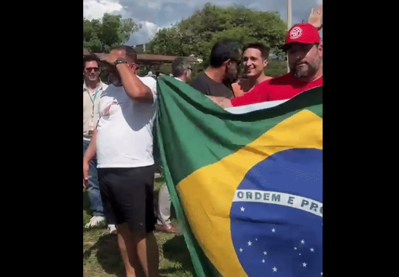 briga - (crédito: produção) briga - (crédito: produção)