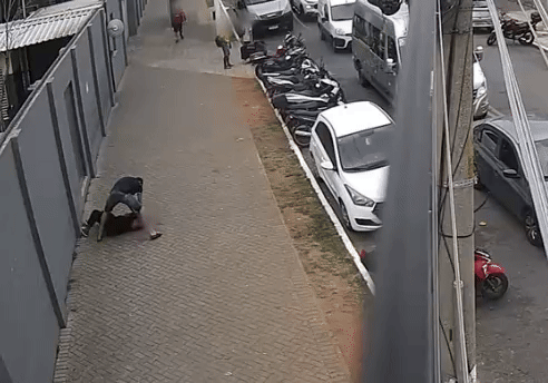 agressão mulher - (crédito: reprodução) agressão mulher - (crédito: reprodução)