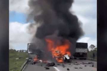 acidente -  (crédito: reprodução)