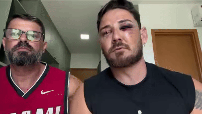 agressão porto de galinhas -  (crédito: reprodução)