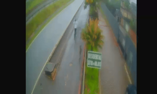 vídeo mostra acusado de assassinado -  (crédito: Reprodução)