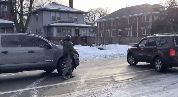 ice mata mulher nos eua -  (crédito: reprodução)