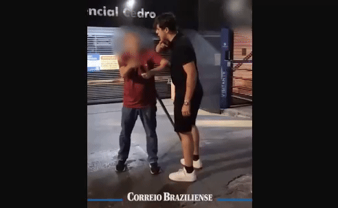 agressão - (crédito: material cedido ao correio) agressão - (crédito: material cedido ao correio)