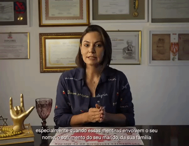 Michelle Bolsonaro -  (crédito: REPRODUÇÃO)