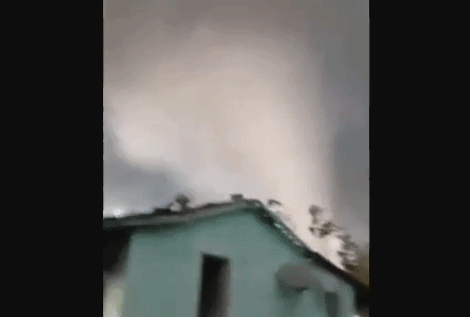 tornado parana - (crédito: reprodução) tornado parana - (crédito: reprodução)