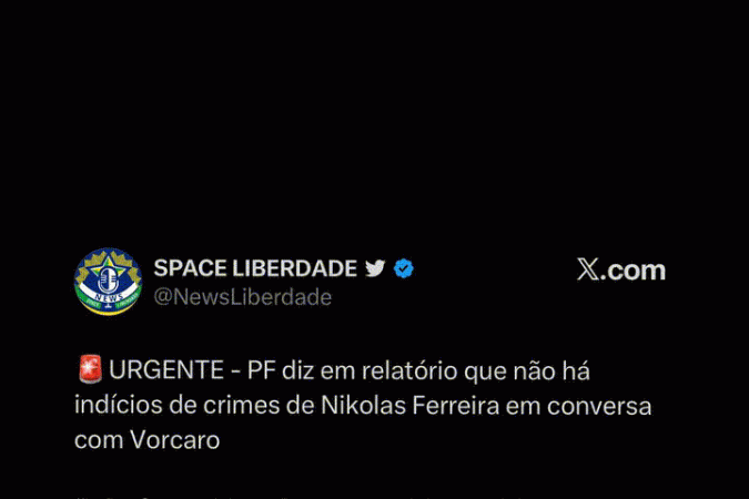 Com emoji de coração, Nikolas compartilhou notícia sobre o suposto relatório nos stories