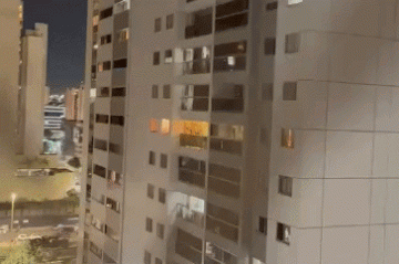 panelaço pró-lula em sabatina de flávio -  (crédito: material cedido ao correio)