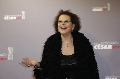 Italian actress Claudia Cardinale poses as she arrives at the 38th Cesar Awards ceremony in Paris February 22, 2013. REUTERS/Gonzalo Fuentes (FRANCE - Tags: ENTERTAINMENT)