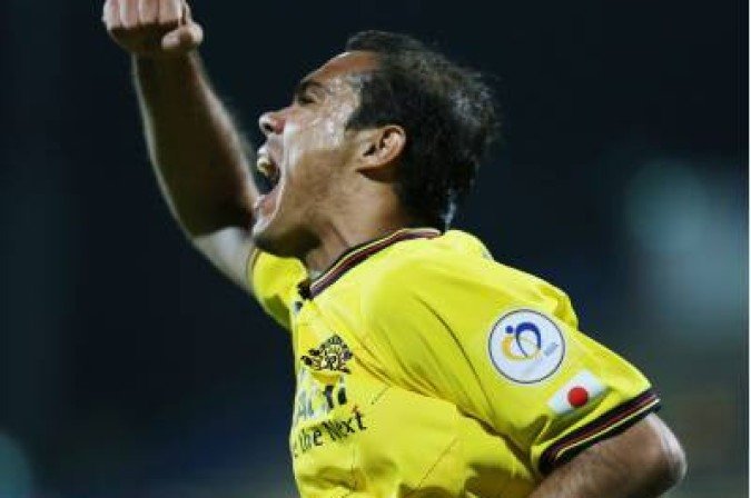 Leandro Domingues chamou atenção do futebol japonês e chegou ao Kashiwa Reysol, em 2010, para a segunda divisão japonesa - (crédito: JIJI PRESS) Leandro Domingues chamou atenção do futebol japonês e chegou ao Kashiwa Reysol, em 2010, para a segunda divisão japonesa - (crédito: JIJI PRESS)