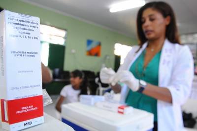 Campanha de vacinação contra HPV em escolas - (crédito: Monique Renne/CB/D.A Press) Campanha de vacinação contra HPV em escolas - (crédito: Monique Renne/CB/D.A Press)