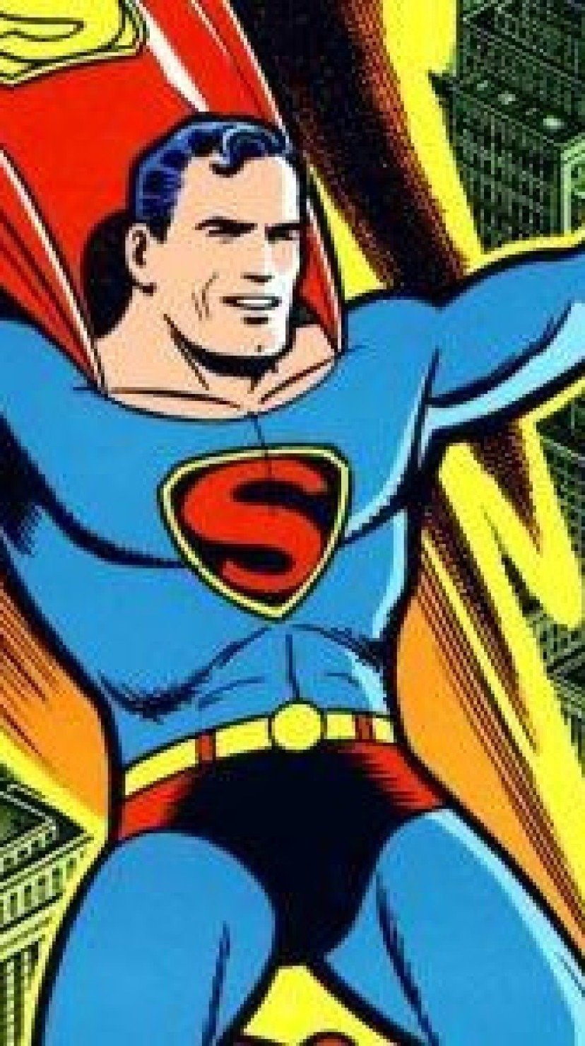 Crédito: DC Comics/Divulgação. Superman dos anos 1940. -  (crédito: DC Comics/Divulgação)