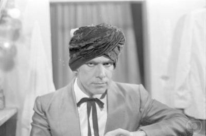 Crédito: Arquivo/TV Globo. Ator Francisco Cuoco, na novela O Astro, exibida em 1977.