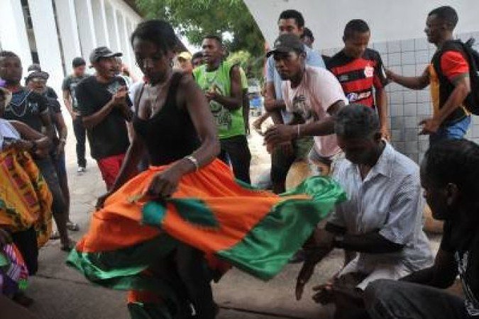 03/10/2013. Crédito: Karlos Geromy/OIMP/D.A Press. Brasil. São Luís -  MA. Quilombolas invadem prédio do Incra para protestar no Maranhão .
