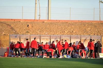  Treino do Bayern de Munique -  (crédito: Alexandre Guzanshe/EM/D.A Press)