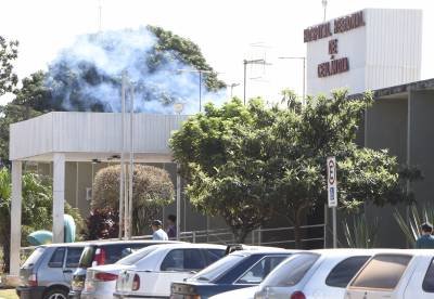 Uma das crianças foi transferida para o Hospital Regional de Ceilândia - (crédito: Ed Alves/CB/D.A Press) Uma das crianças foi transferida para o Hospital Regional de Ceilândia - (crédito: Ed Alves/CB/D.A Press)