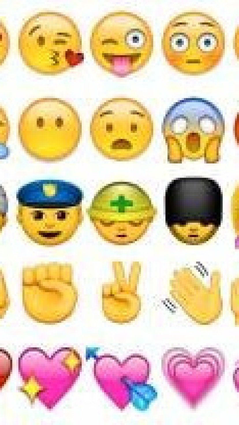 Crédito: Internet/Reprodução. Emojis do  WhatsApp. -  (crédito: Internet/Reprodu??o)