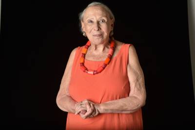 A artista plástica Ailema Bianchetti, morreu aos 98 anos na madrugada desta quinta-feira (31/10) -  (crédito: Zuleika de Souza/CB/D.A Press)