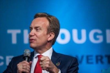 Brende, que é ex-ministro de Relações Exteriores da Noruega, declarou que não tinha conhecimento do histórico criminal de Jeffrey Epstein à época dos encontros -  (crédito: ZACH GIBSON)