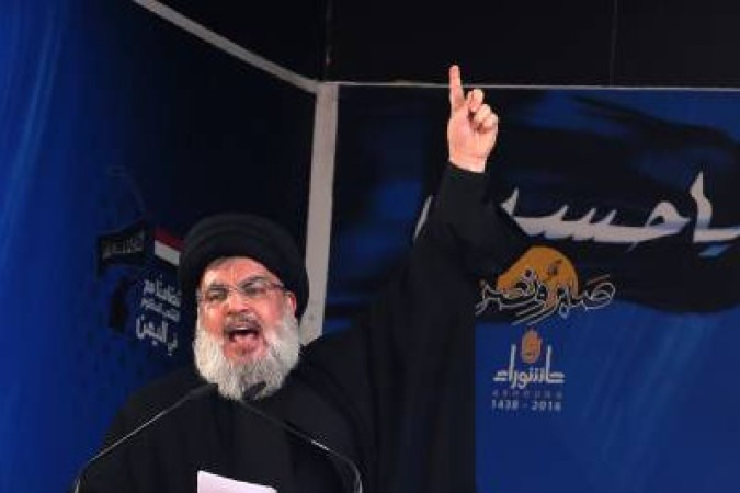 Hassan Nasrallah, durante discurso em 12 de outubro de 2016: clérigo levava uma vida reclusa e fazia poucas aparições 