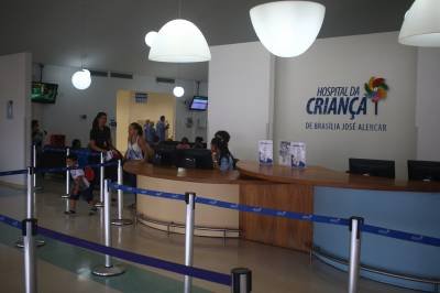 Hospital da Criança de Brasília (HCB) busca novos talentos para estagiar em diversas áreas da instituição -  (crédito: Luis Nova/Esp. CB/D.A Press)