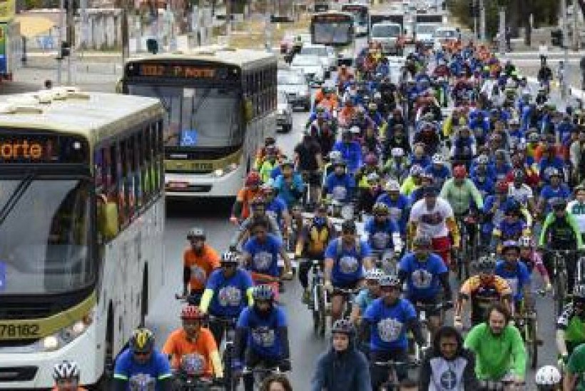 Duas faixas serão interditadas no Pistão Norte para passeio ciclístico