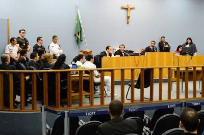 O Tribunal do Júri de Brasília de dois réus do crime da 113 Sul: Leonardo Campos Alves e Francisco Mairlon Barros Aguiar. -  (crédito: Márcia Foizer/ Estação Um)